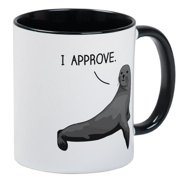 Personalised Gift Seal Mug Money Box Cup Customise Tea Coffee Silly Sea Lion Dog 